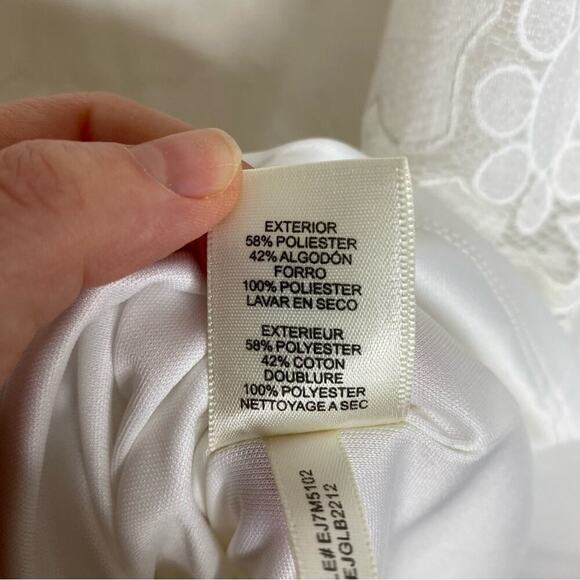 Eliza J White Lace‎ Sheath Dress 4 - Picture 7 of 9